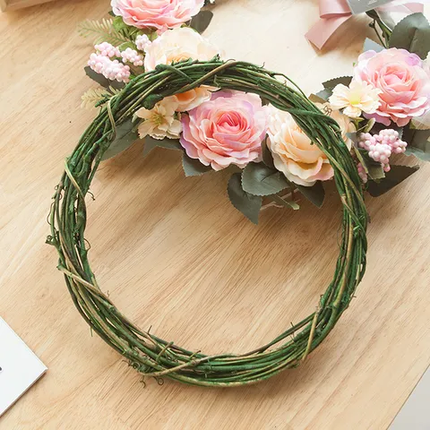 넝쿨 리스 링 틀 25cm 만들기 재료 diy 크리스마스 벽걸이 인테리어 장식 소품