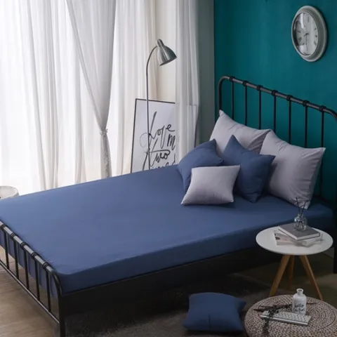 [베드앤데코] 항균마이크로 통밴드 매트리스커버[S]