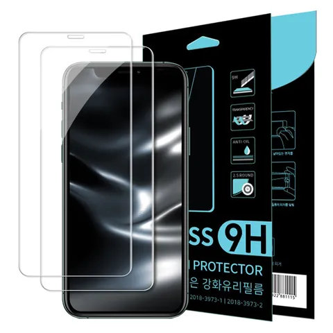 [벤토사] 아이폰 11 액정 보호 강화 유리 필름 1+1 [2매]