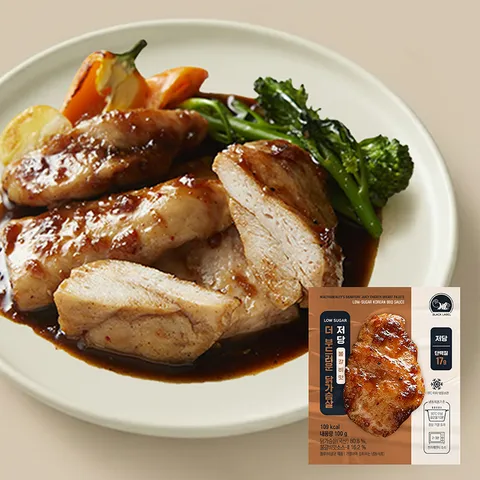 더 부드러운 닭가슴살 저당 불갈비맛 100g 5팩