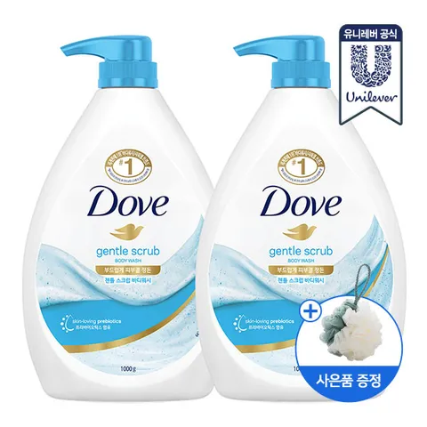 젠틀스크럽 바디워시 1L 2개