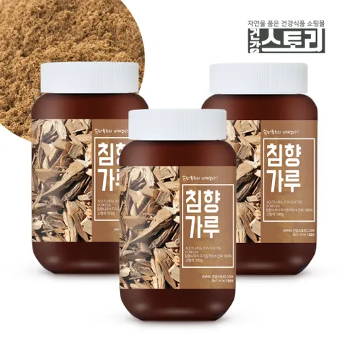 건강스토리 침향가루 100g X 3통