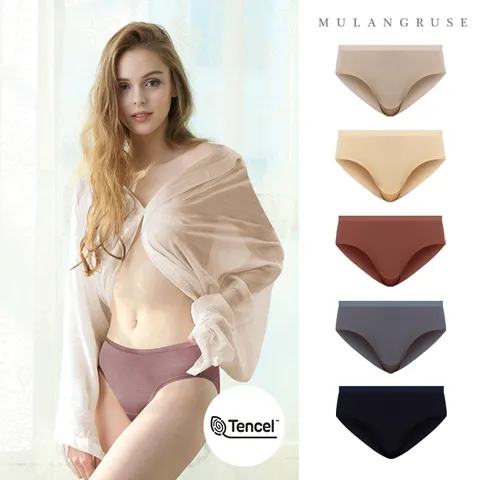 릴렉스 텐셀모달 여삼각팬티 여성속옷 5종세트