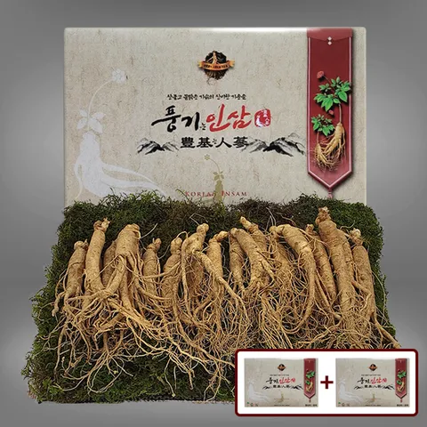 5년근 수삼 1채 750g 20-25뿌리 x 2박스