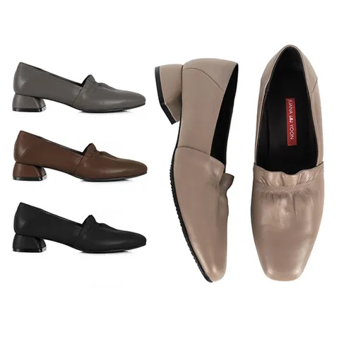 [쥬아나윤] 쥬아나윤 Shirring 양가죽 셔링 로퍼 수제화