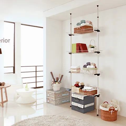 고정식 4단선반행거  604행거