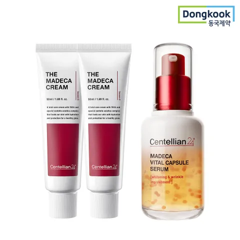 동국제약 센텔리안24 마데카크림 시즌6 45mlX2개+바이탈 캡슐 세럼 50ml
