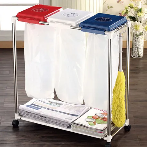 빠띠라인 재활용 분리수거함 3P 휴지통 재활용품 재활용품