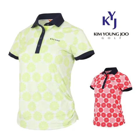 [하프클럽/김영주골프]여름 여성골프티셔츠 GGMLTS47