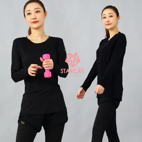 요가복 필라테스복 롱긴팔티 STL09A5