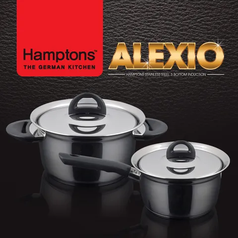 알렉시오 인덕션 냄비 2종 세트 편수 16cm + 양수 20cm