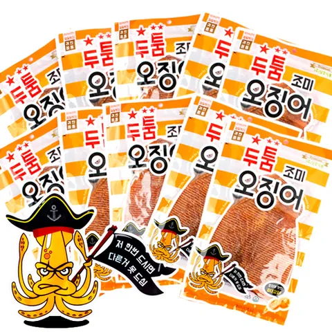 귀한몸통 두툼 조미오징어 10봉