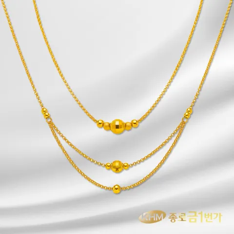 [종로금1번가] 순금 목걸이 2종 택  헤이즐 11.25g