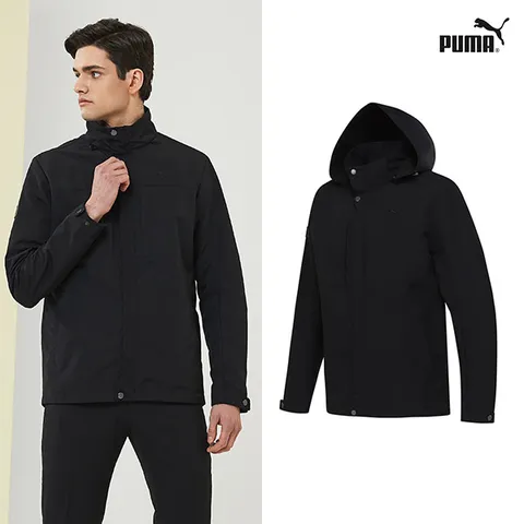 어반 트랙 자켓 남성 블랙