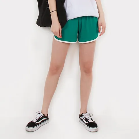 H스타일IN이중랍빠반바지/빅사이즈/트레이닝바지