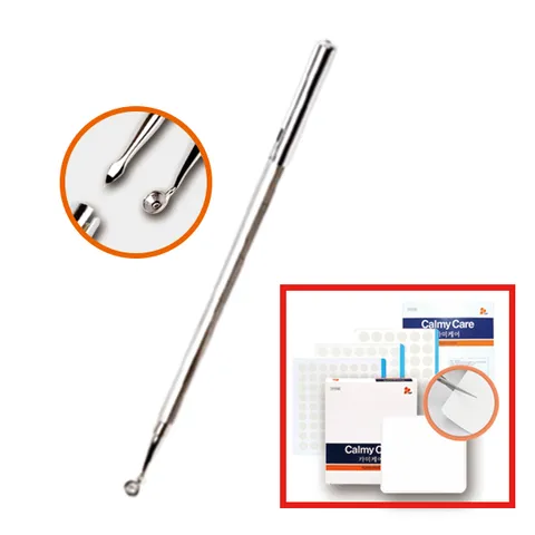 여드름 압출기 1종창+카미케어4종세트 각1장씩