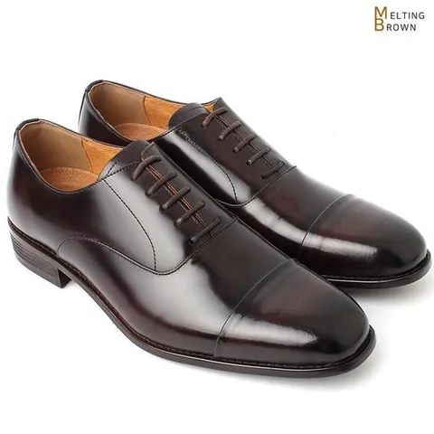 [하프클럽/멜팅브라운]남자 소가죽구두 남자 더비슈즈 D01