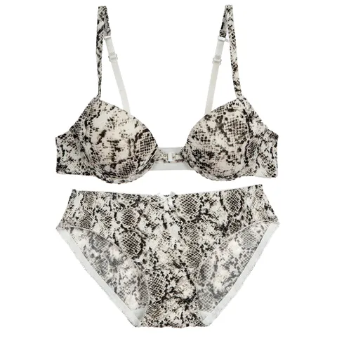 마리엔코 블랙파이톤 홈쇼핑속옷 브라팬티