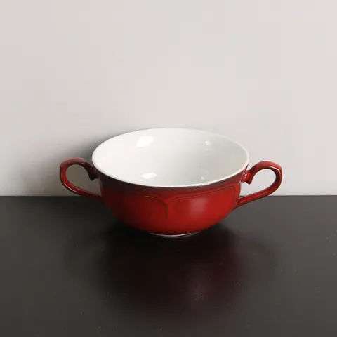 일제 라피네 양고리 스프컵 레드