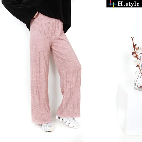 H스타일AR깐느통SL/슬랙스/빅/밴딩팬츠/봄/통바지/와이드/조거/배기