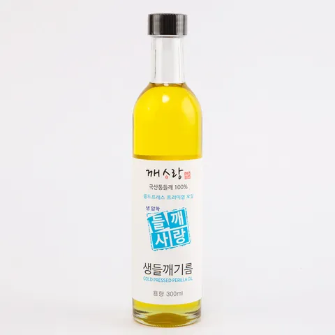 깨사랑 국내산 냉압착 생들기름 300ml