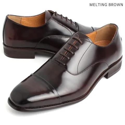 [하프클럽/멜팅브라운]남자 소가죽구두 남성 키높이구두 D01