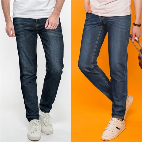 [하프클럽/블루캡]MC스파클 쿨스판 일자청바지 여름데님팬츠