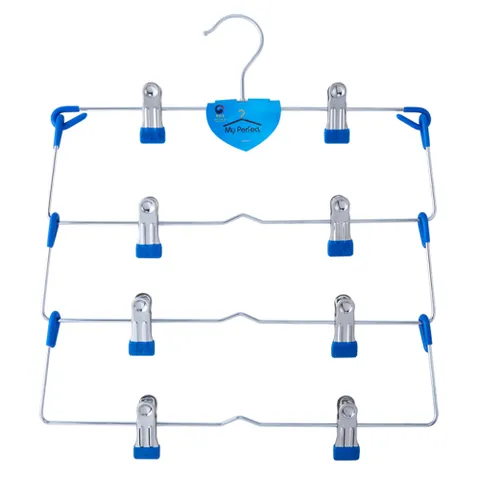 치마걸이3개 4단집게걸이 블랙