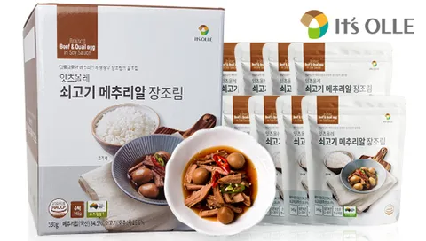 [잇츠올레] 쇠고기 메추리알 장조림 145g 8팩