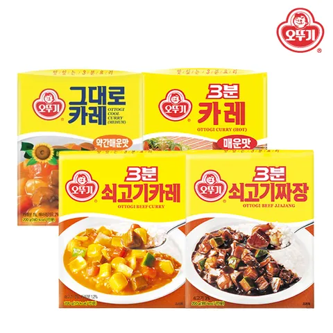 [오뚜기] 카레 / 짜장 순한맛,약간매운맛,매운맛