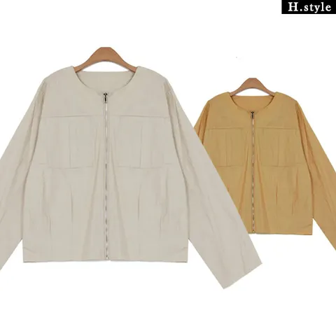 H스타일GA노카라마자켓/점퍼/코트/봄/JK/아우터/루즈핏/빅사이즈/미시