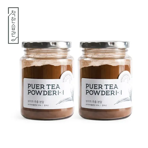 착한습관 보이차 분말 180g 2개