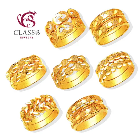 [클래스에스]순금 쌍가락지15 반지 11.25g