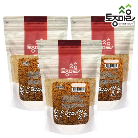 [토종마을]국산 볶은현미쌀눈 300g X 3개