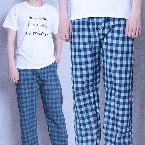 하이앤로우 홈웨어 선염 주머니 남자 9부 파자마 바지