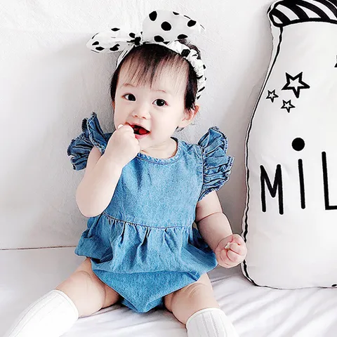 프릴 카라 유아 반팔 바디슈트3-24개월 204081