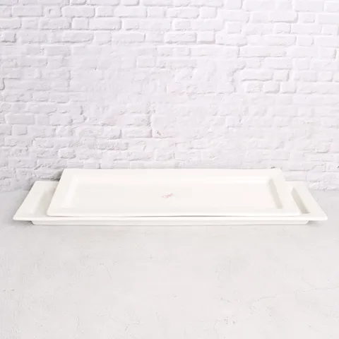 크레아트 호텔웨어 직사각 얕은 접시 2size