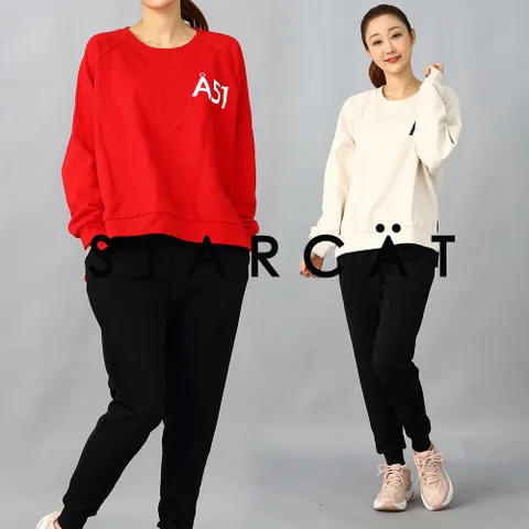 홈트 홈요가 필라테스운동복  루즈핏맨투맨 YOPT51P2