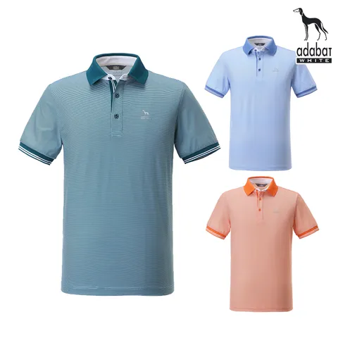 아다바트화이트 골프티셔츠 108 반팔 골프웨어