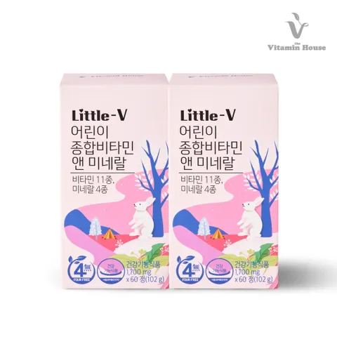 리틀브이 어린이 종합비타민 앤 미네랄 2박스(2개월분)