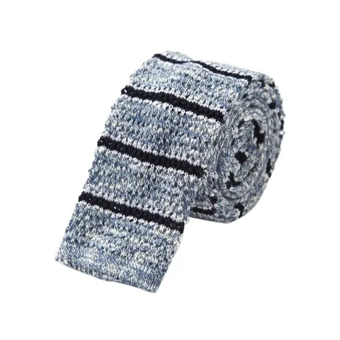 마시모두띠  초크 스트라이프 패턴 타이1212_172_400