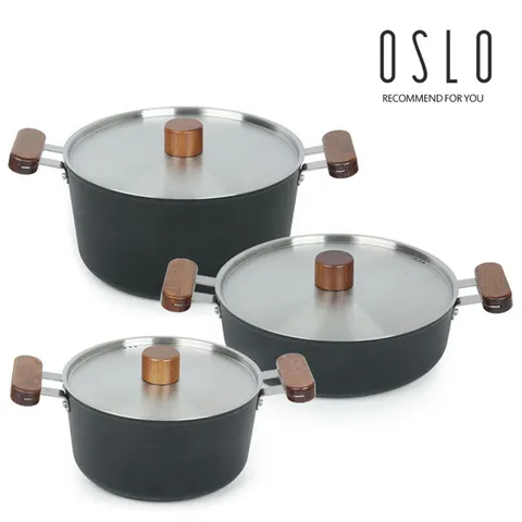 IH 인덕션 냄비 3종 C / 양수20cm + 양수24cm + 전골24cm