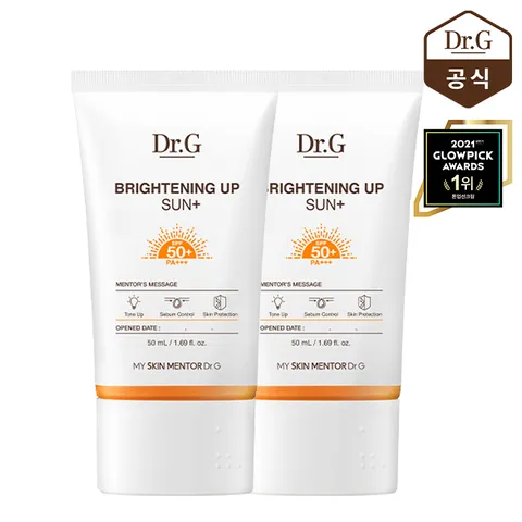 브라이트닝 업 선 플러스 50mL X 2 / 파데프리 선크림