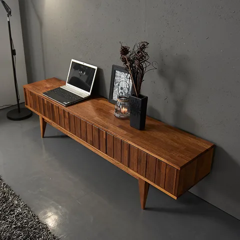 [우아미가구]라슨 멀바우 원목 거실장