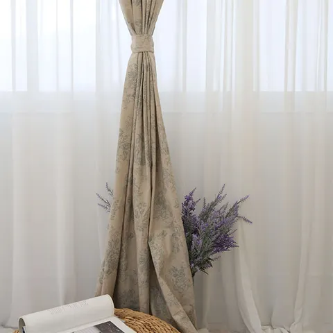 레브라이프 린넨 커튼 몽마르트그린