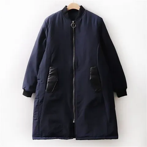 [하프클럽/아이우먼]아이우먼 레더 시보리 롱패딩 MN7926M001 빅사이즈