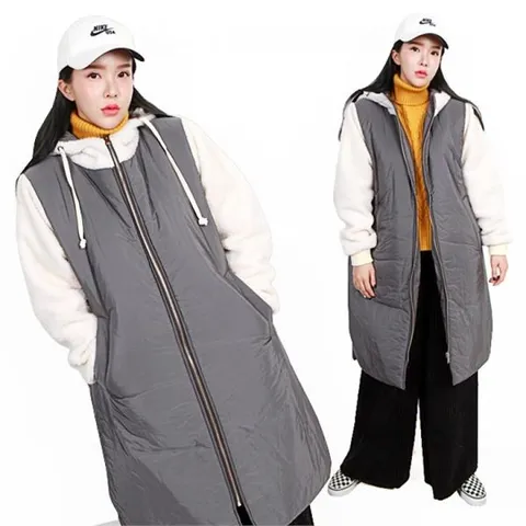 [하프클럽/H스타일]PP/양털패딩롱코트