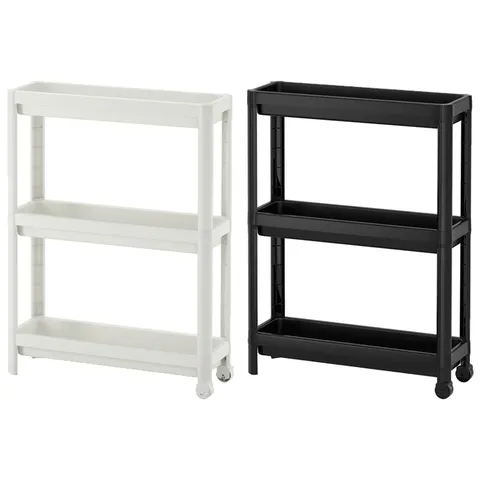 VESKEN 베스켄 카트/트롤리/츄레이/수납함/이동식선반/틈새선반