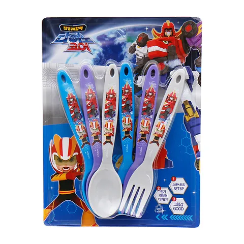 다이노코어 스푼포크세트 [6P-YP6090] [K0101]  다이노코어-K0101