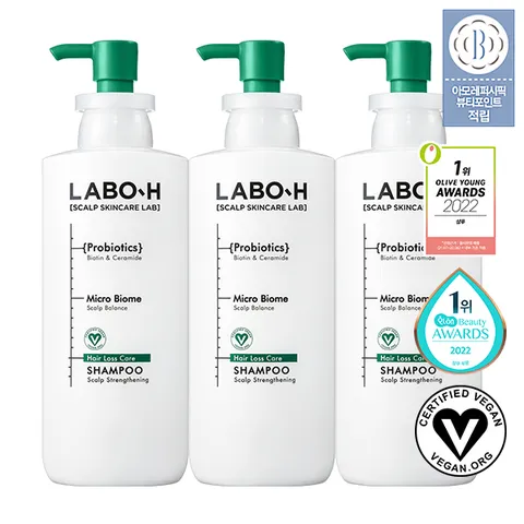 탈모증상 완화 샴푸 400ml 3입